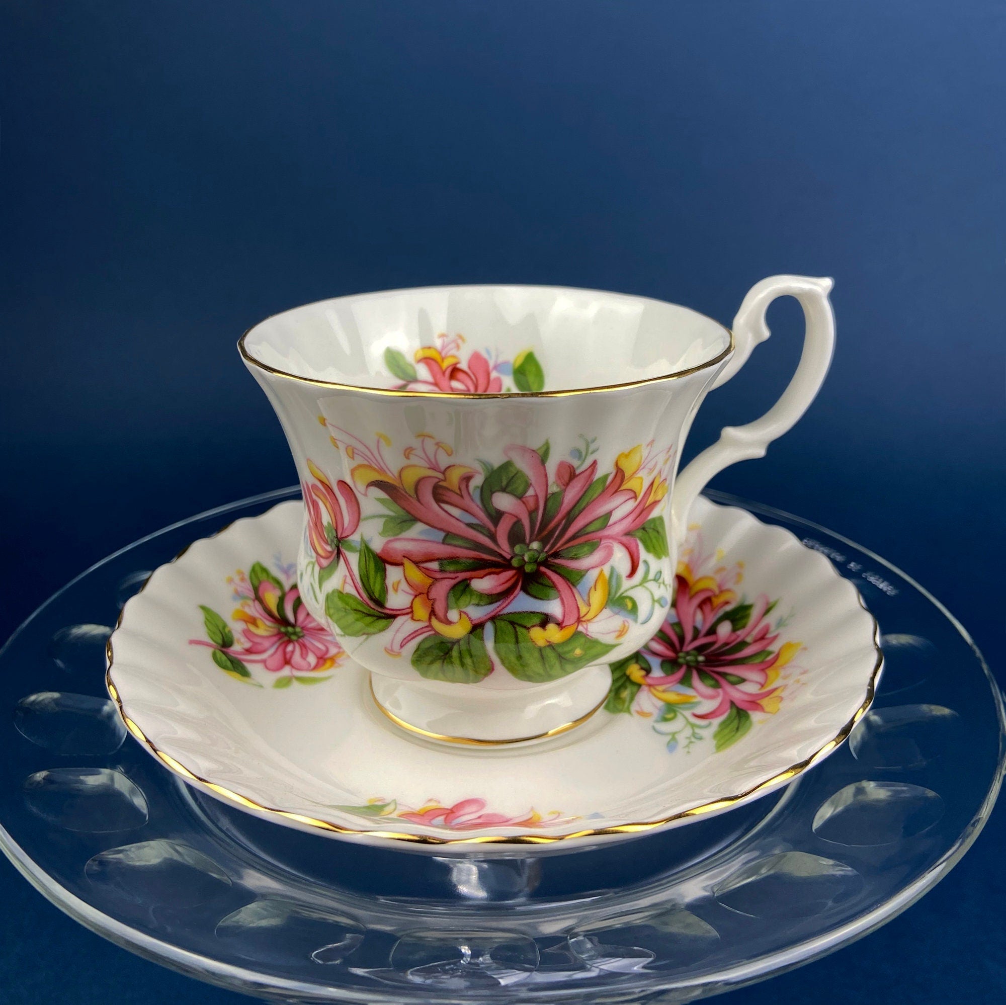 Royal Albert Dainty Dina Series Tea Cup & Saucer – Prudence