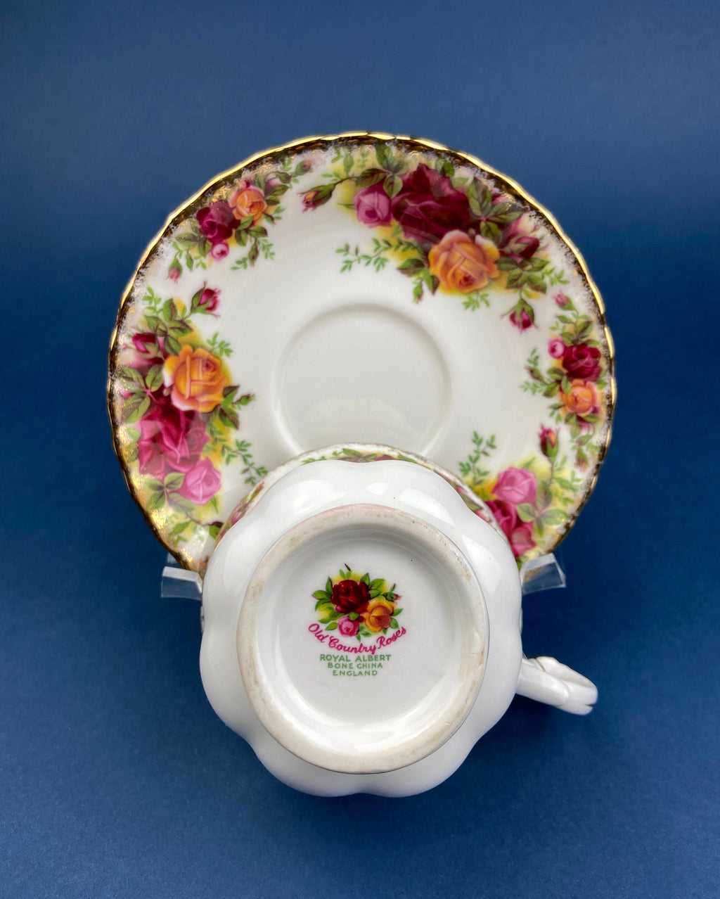 Royal Albert Old Country Roses Tea Cup & Saucer – Made in England
