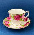 Royal Albert Old English Rose Tea Cup & Saucer – Fine Bone China