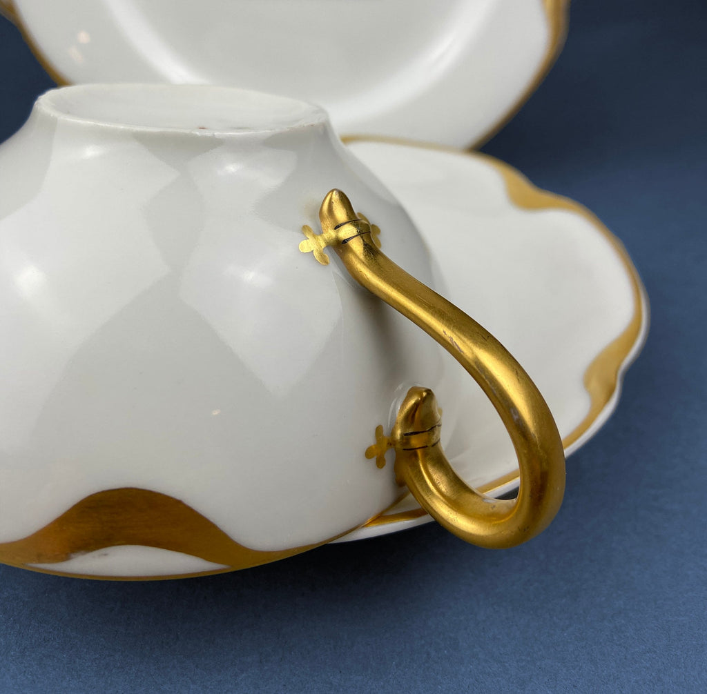 Antique Haviland Limoges Porcelain 4-Piece Place Setting