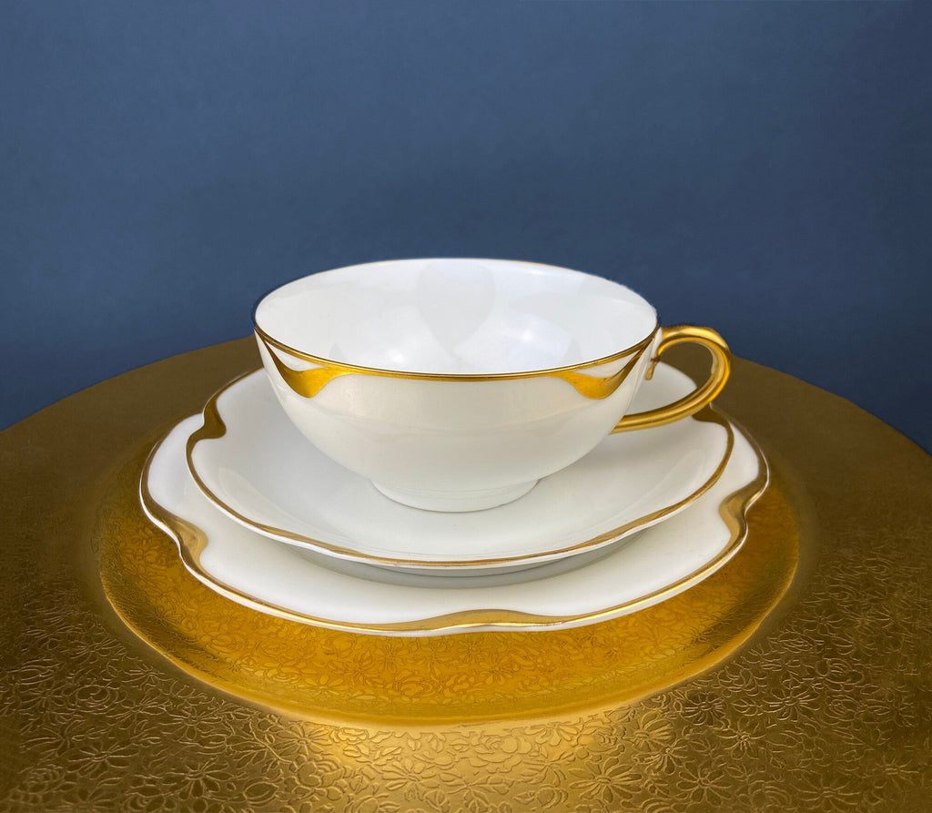 Antique Haviland Limoges Porcelain 4-Piece Place Setting