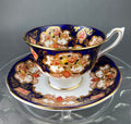 Vintage TeaCup and Saucer. Hand Painted Royal Albert Bone China. Heirloom Pattern. Made in England.