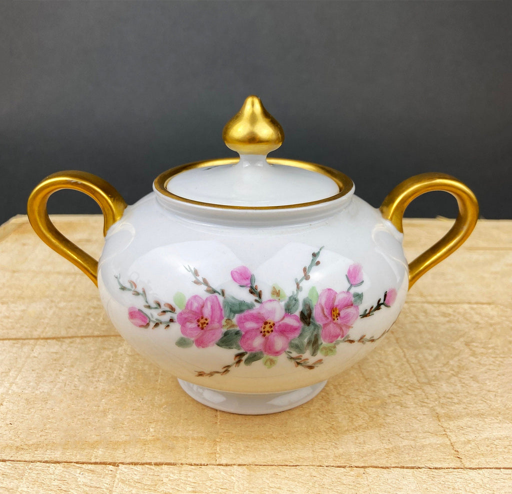 Antique Eschenbach Baronet Porcelain Tea & Coffee Set – Hand-Painted Floral, Bavaria