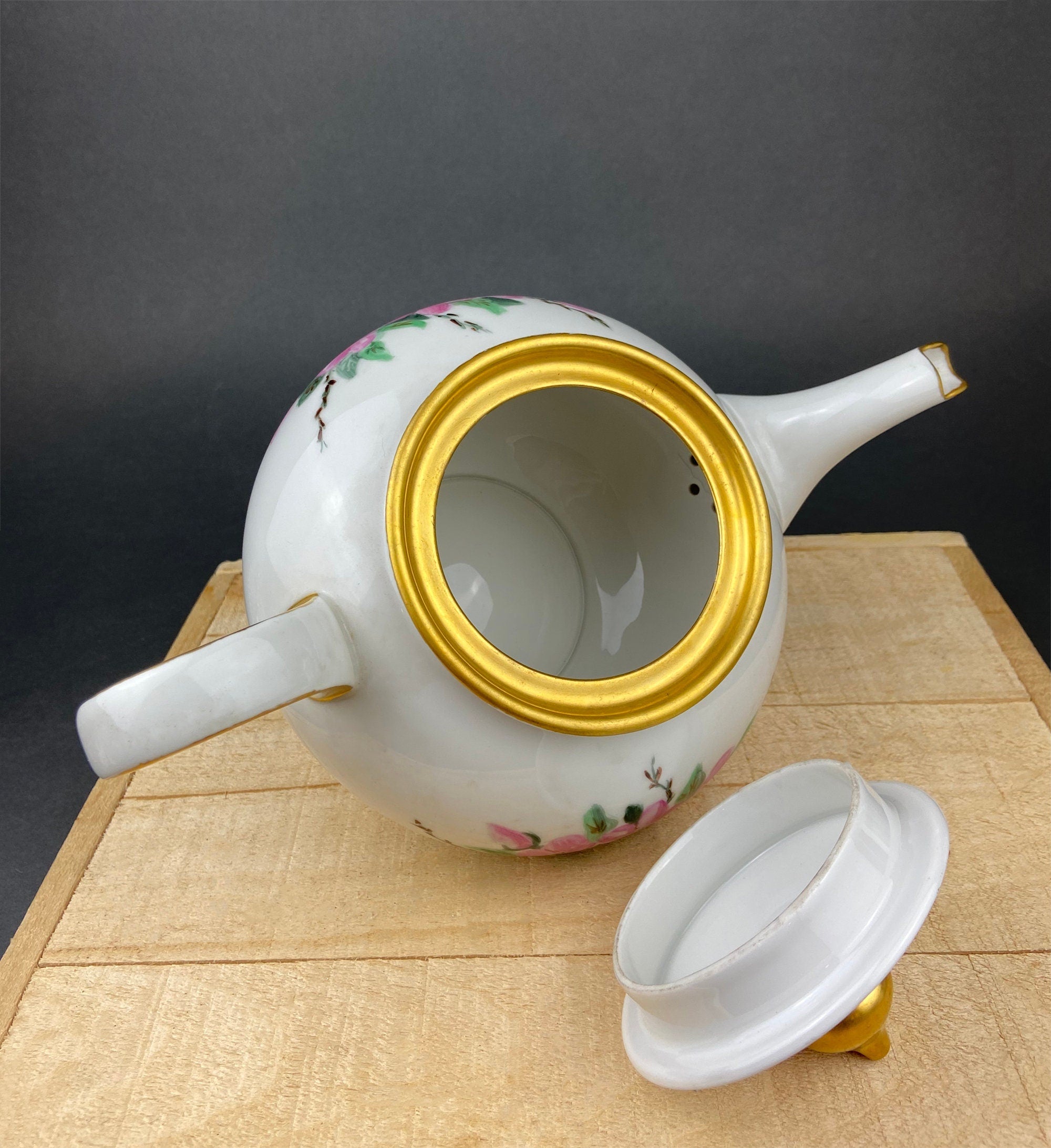 Antique Eschenbach Baronet Porcelain Tea & Coffee Set – Hand-Painted Floral, Bavaria