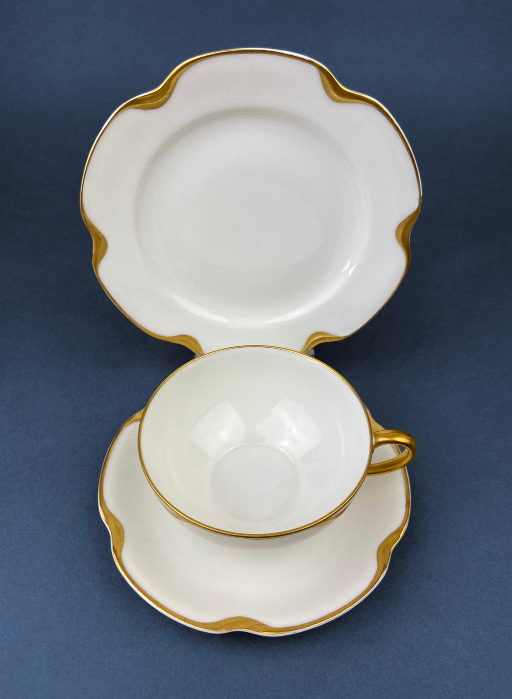 Antique Haviland Limoges Porcelain 4-Piece Place Setting