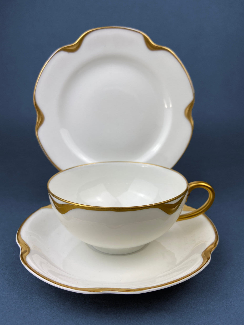 Antique Haviland Limoges Porcelain 4-Piece Place Setting