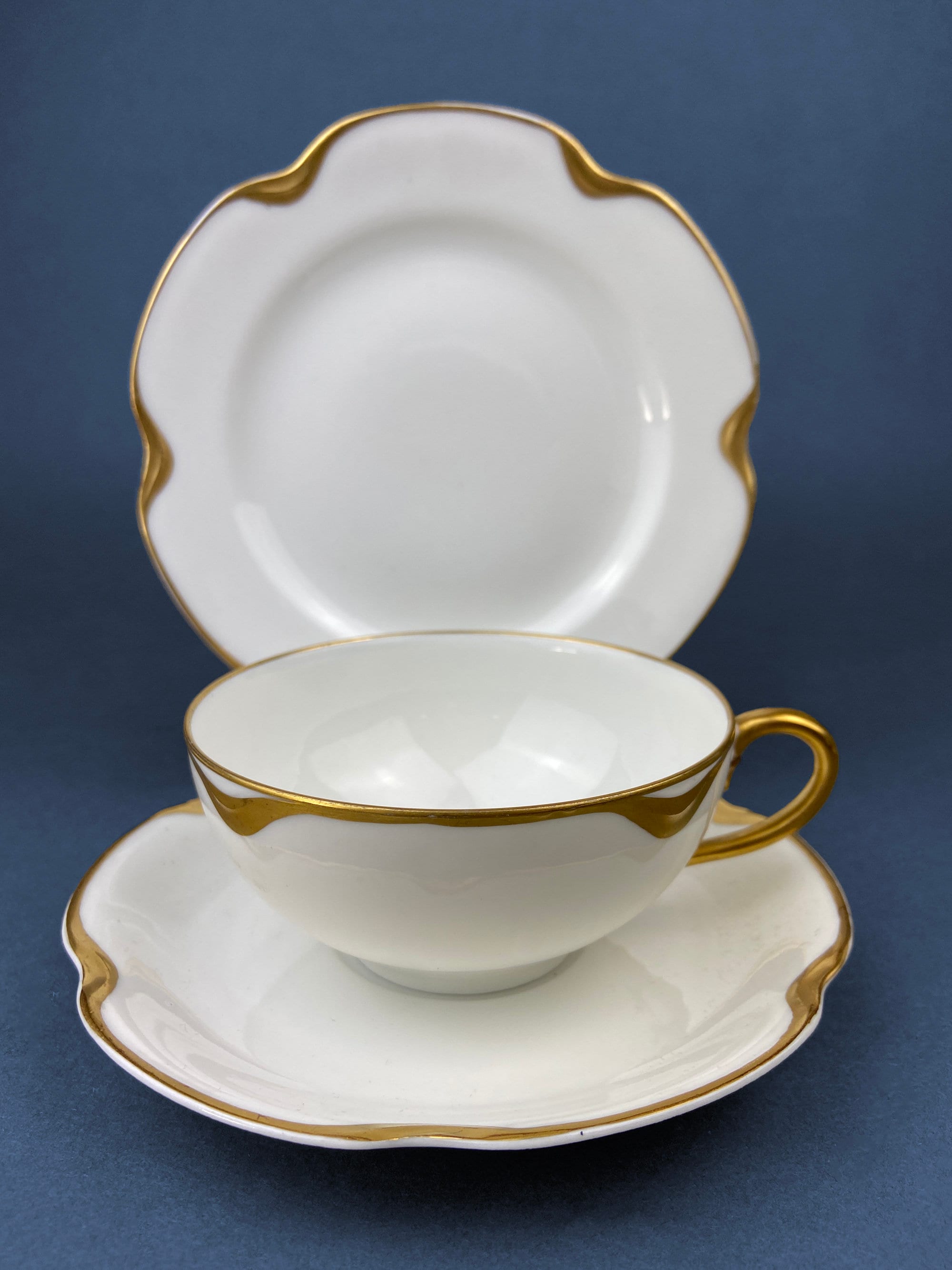 Antique Haviland Limoges Porcelain 4-Piece Place Setting