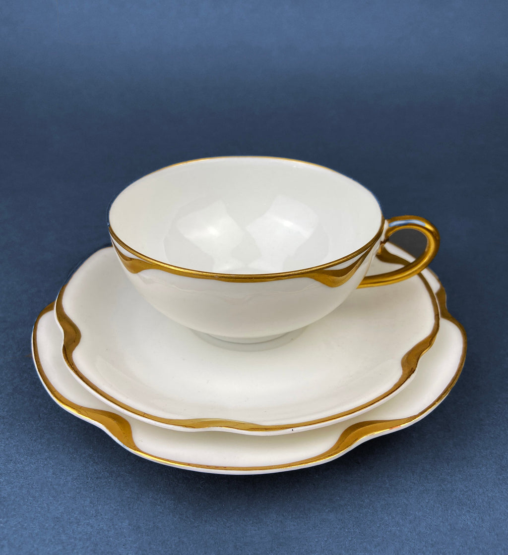 Antique Haviland Limoges Porcelain 4-Piece Place Setting