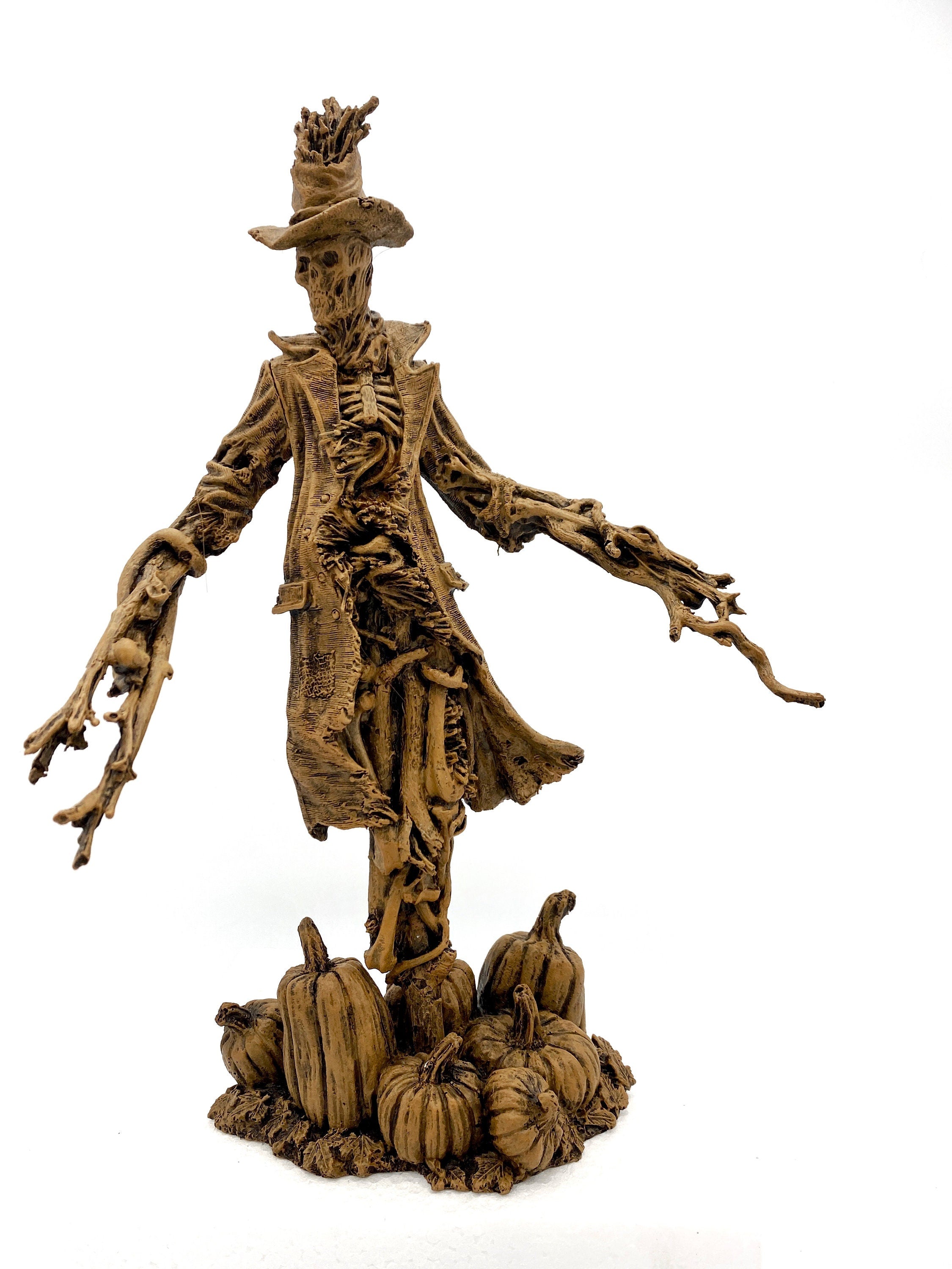 Scarecrow Hand-Painted Resin Figurine