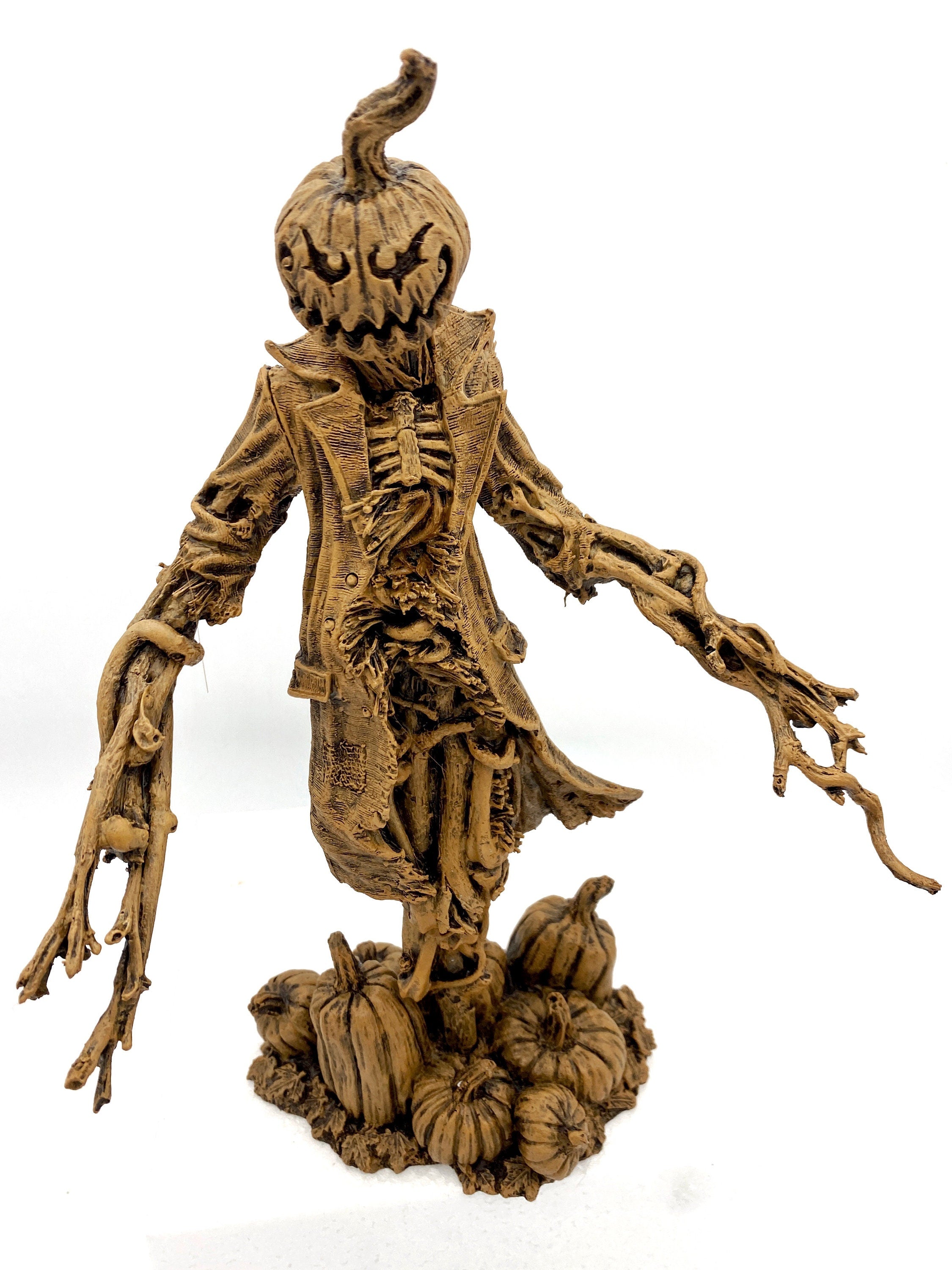 Scarecrow Hand-Painted Resin Figurine