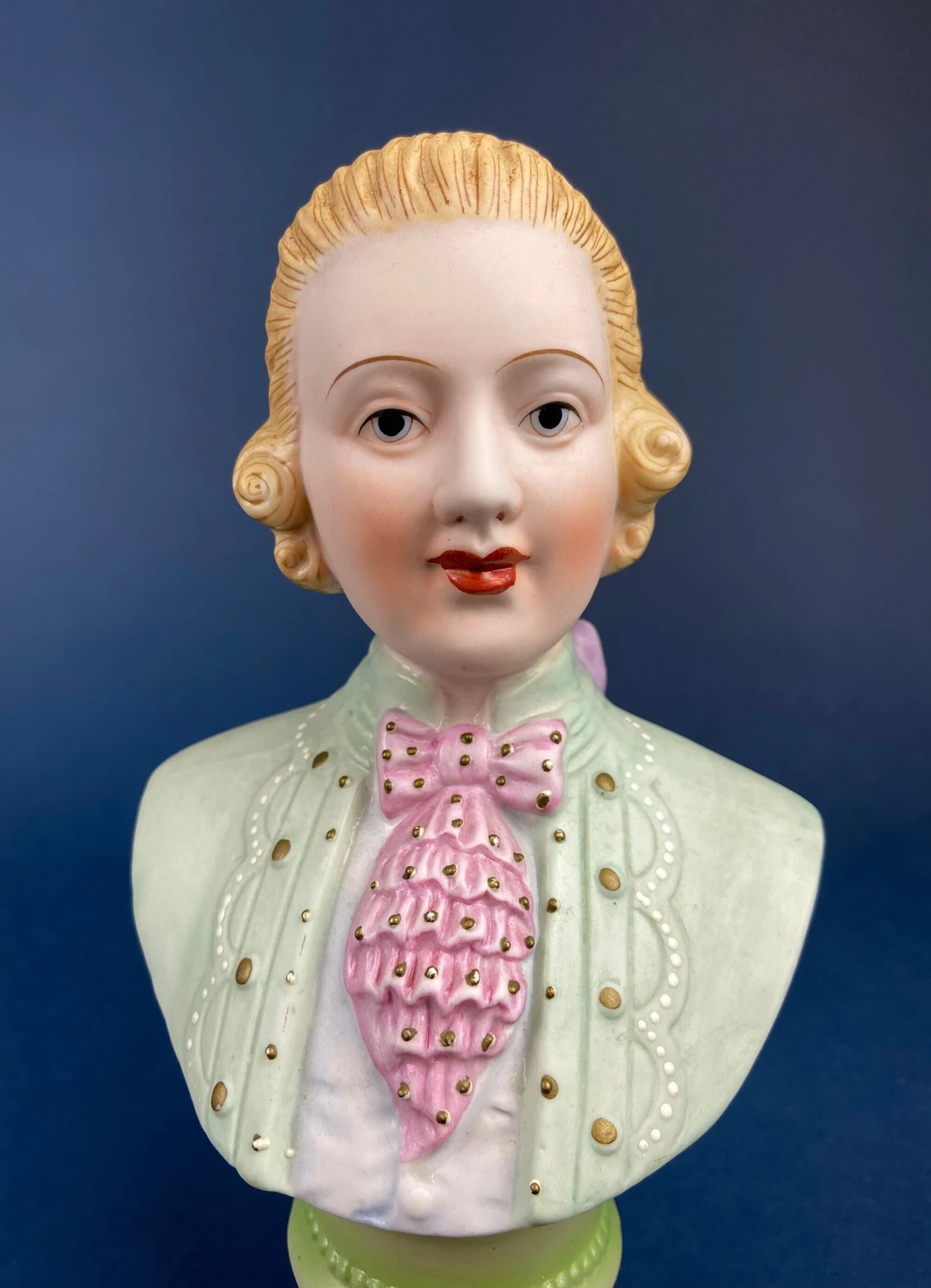 Vintage OTCO Bavaria Fragonard Porcelain Footed Cake Stand