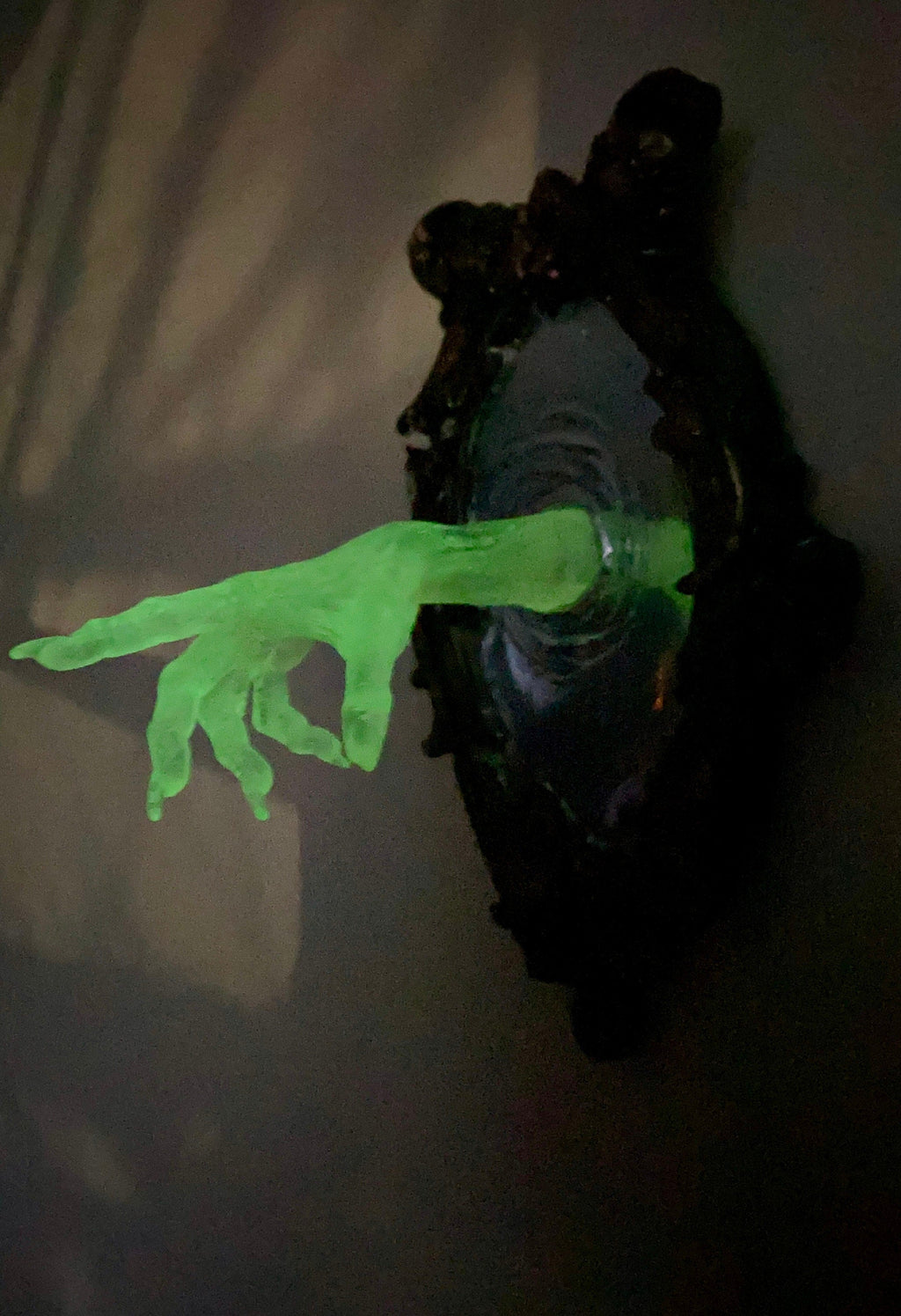 Spectral Hand Wall Plaque — Glow in the Dark