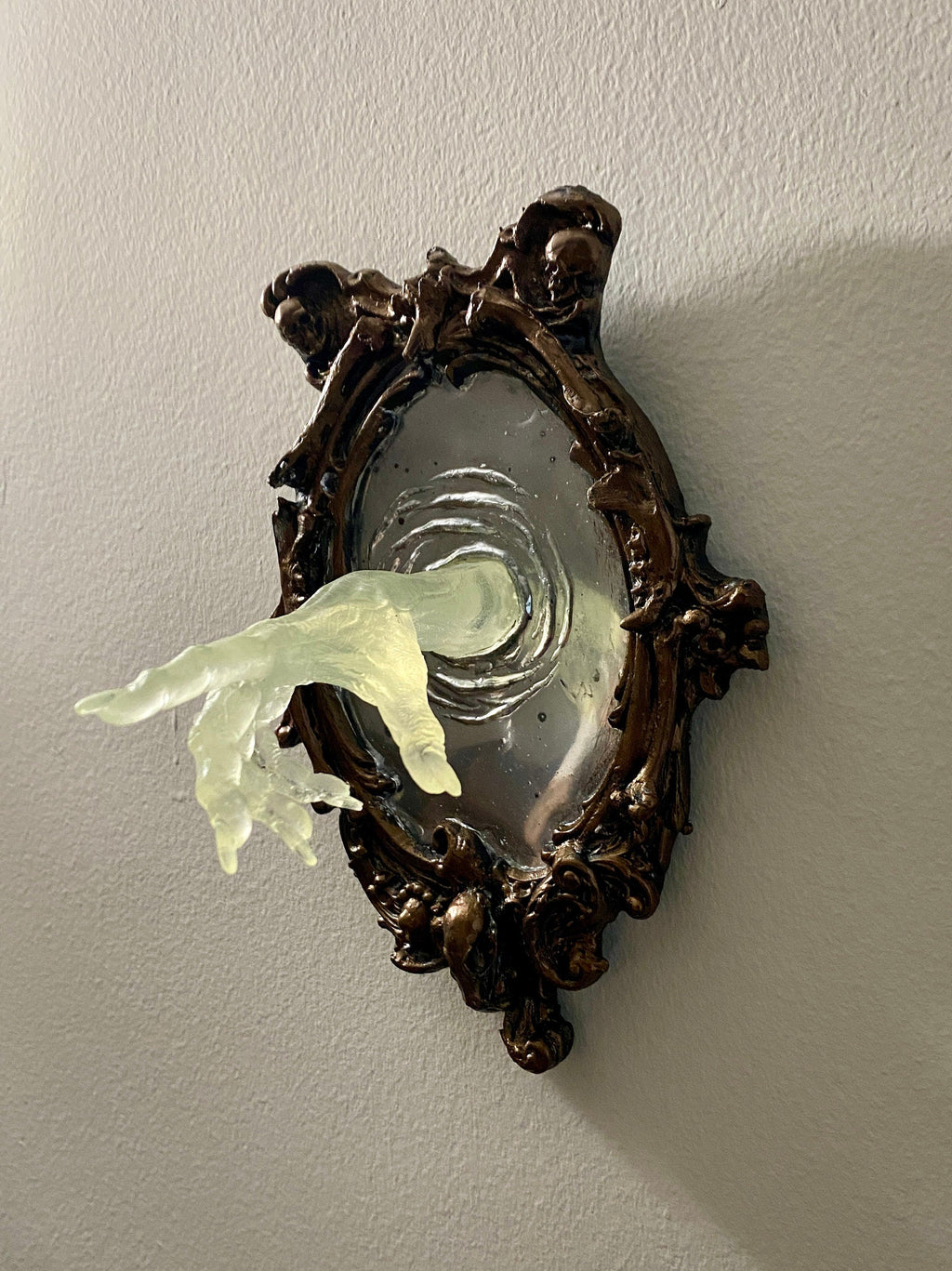 Spectral Hand Wall Plaque — Glow in the Dark