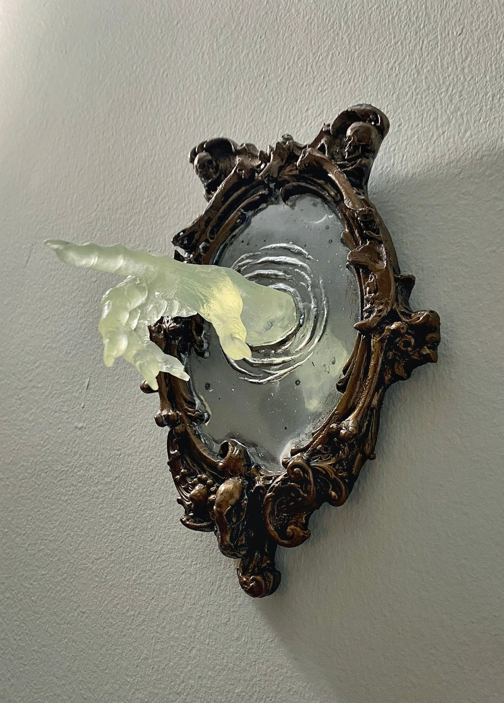 Spectral Hand Wall Plaque — Glow in the Dark