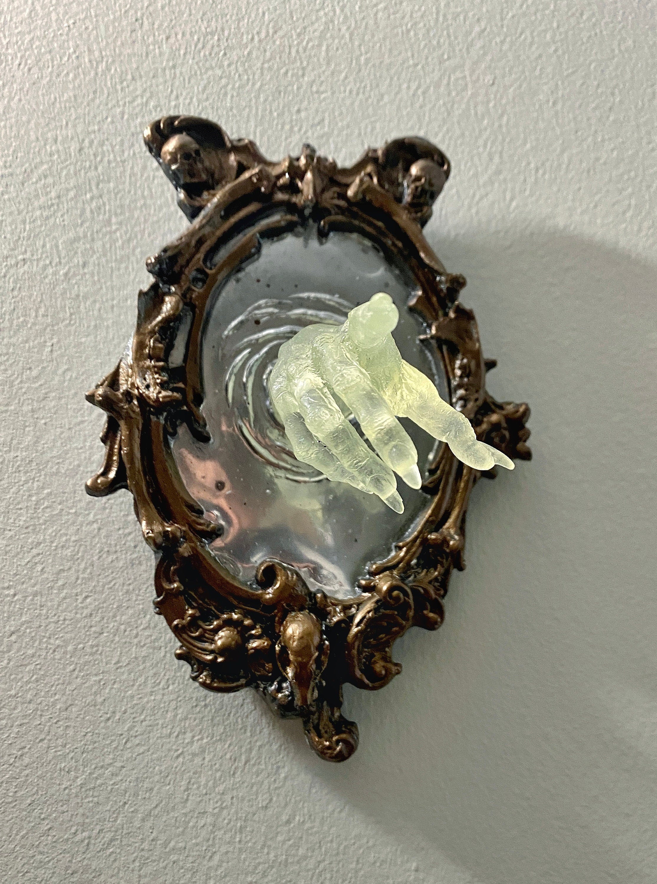 Spectral Hand Wall Plaque — Glow in the Dark