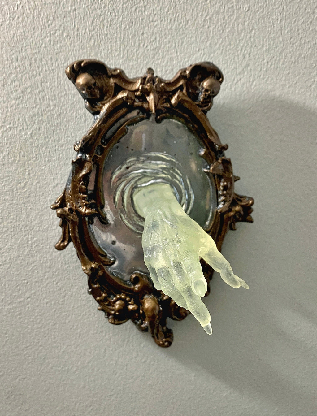 Spectral Hand Wall Plaque — Glow in the Dark