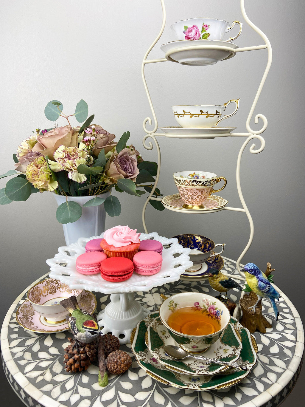 Royal Albert Cup and Saucer, Old Country Roses, Made in England