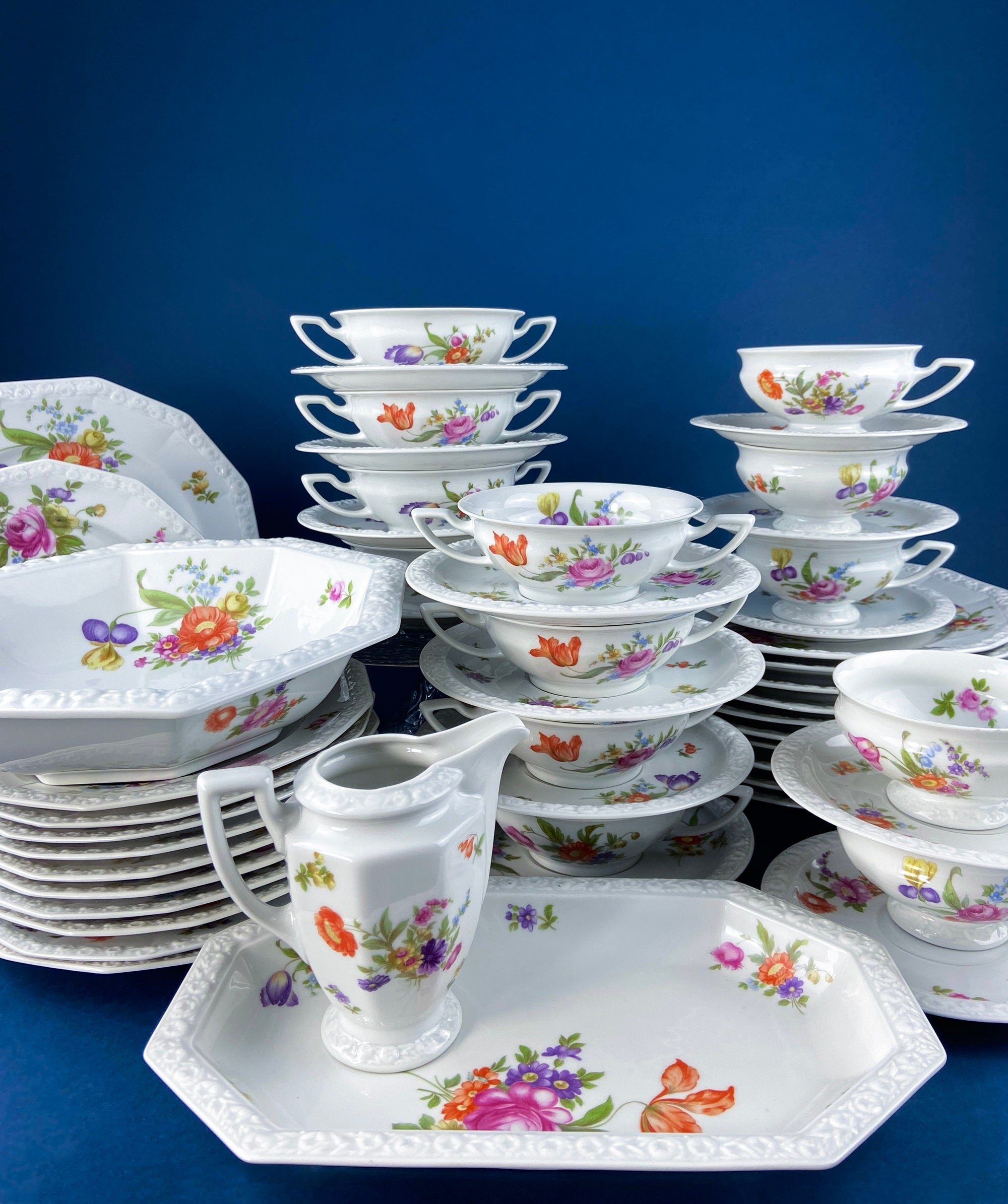 Antique Rosenthal Maria Porcelain Dinner Set – 38 Pieces