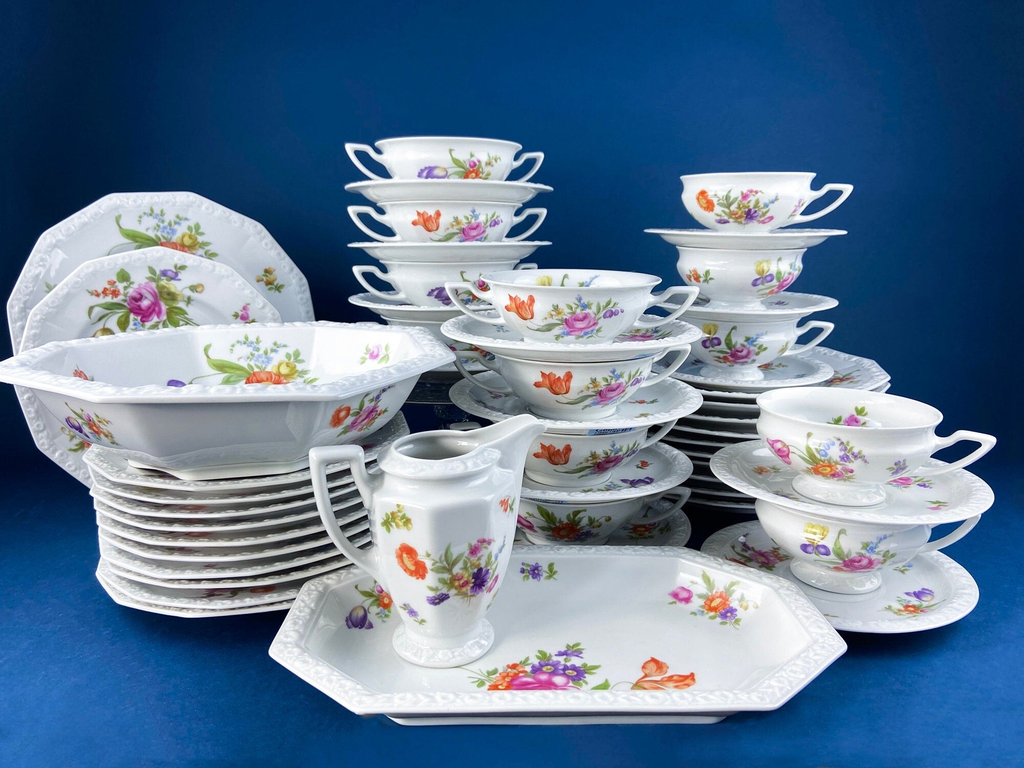 Antique Rosenthal Maria Porcelain Dinner Set – 38 Pieces
