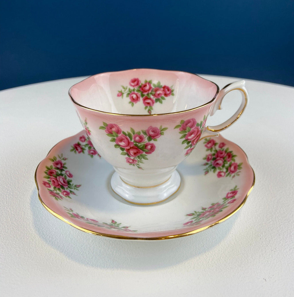 Royal Albert Dainty Dina Series Tea Cup & Saucer – Prudence