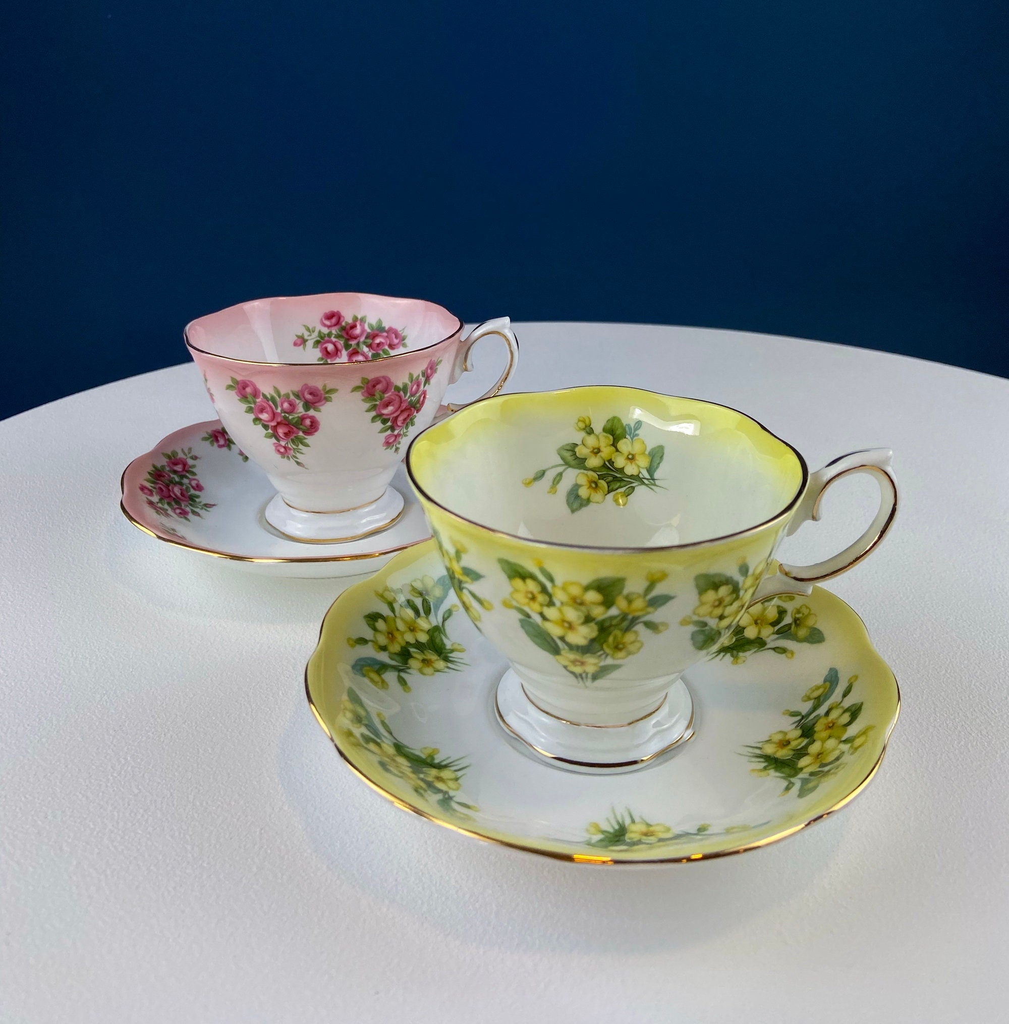 Royal Albert Dainty Dina Series Tea Cup & Saucer – Prudence