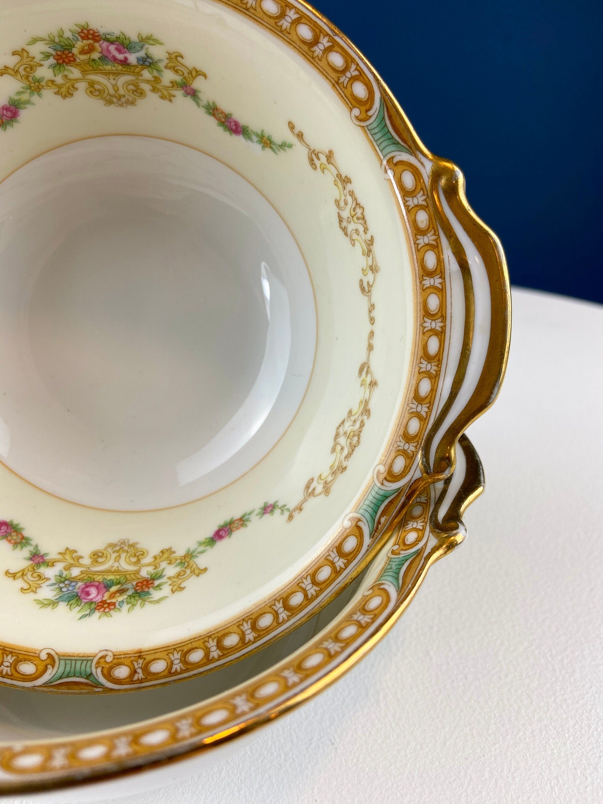 Noritake Renton Vintage Porcelain Serving Bowls – Set of 2