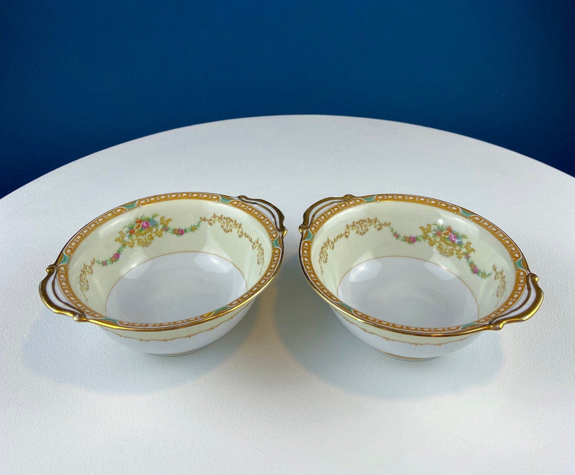 Noritake Renton Vintage Porcelain Serving Bowls – Set of 2