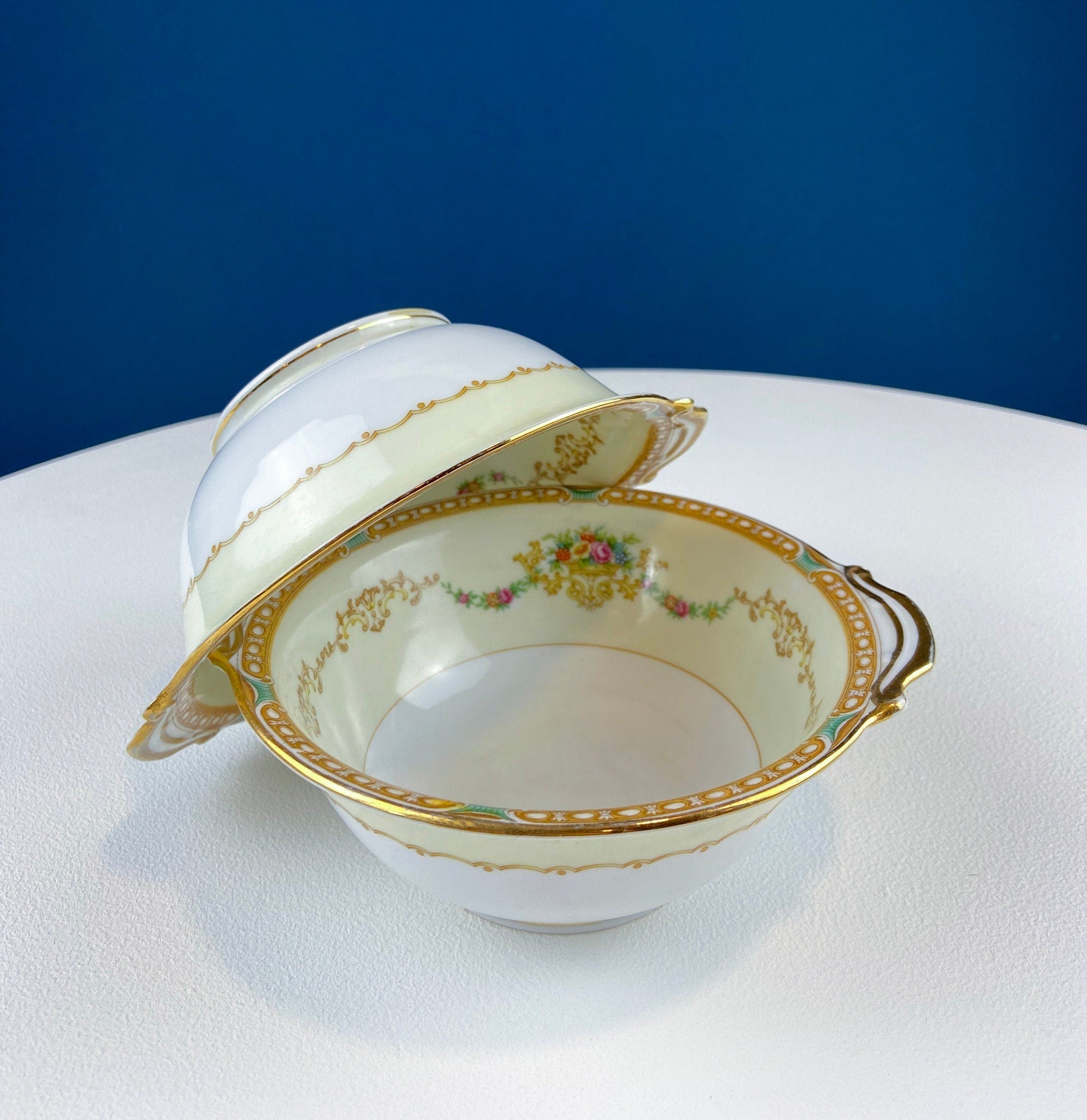 Noritake Renton Vintage Porcelain Serving Bowls – Set of 2