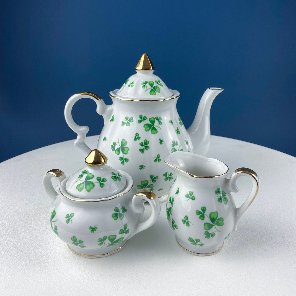Prussian Gold Demitasse Tea & Coffee Set – Service for Two, 13 Pieces