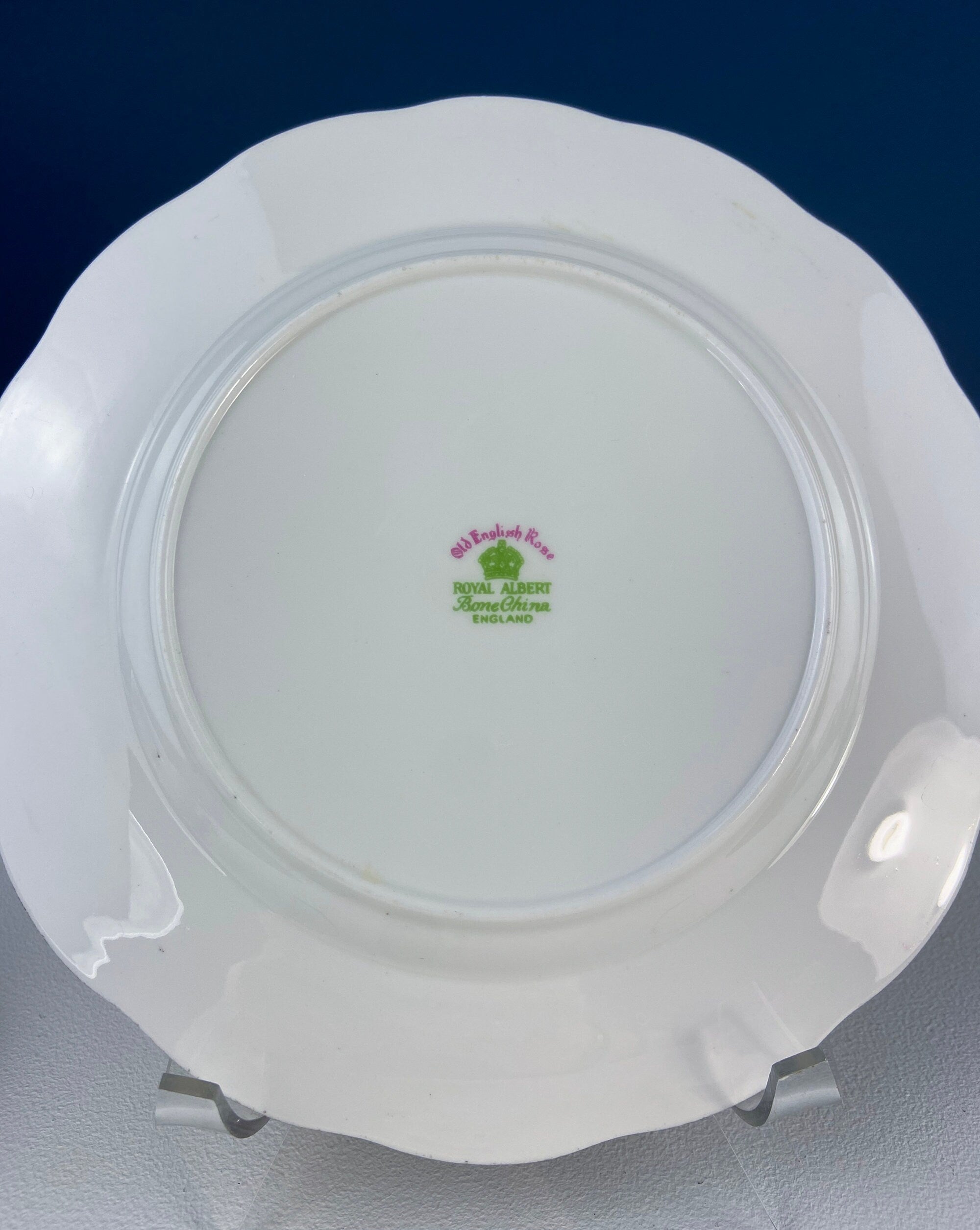 Royal Albert Tea Set Trio. 8" Salad/Dessert Plate, Cup and Saucer. Old Country Rose Motif. Tea Party. Gift for Mom. Cottagecore Living.
