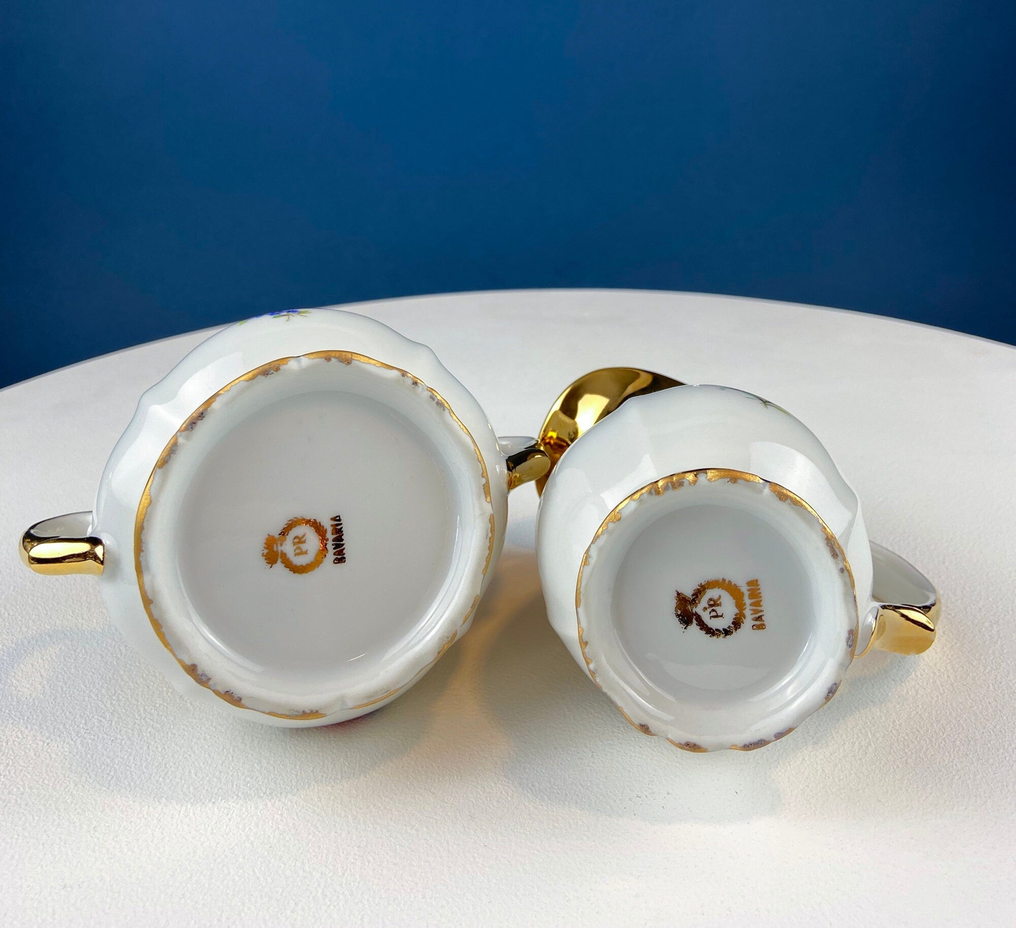 Prussian Gold Demitasse Tea & Coffee Set – Service for Two, 13 Pieces