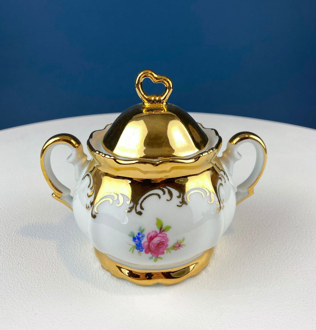 Prussian Gold Demitasse Tea & Coffee Set – Service for Two, 13 Pieces