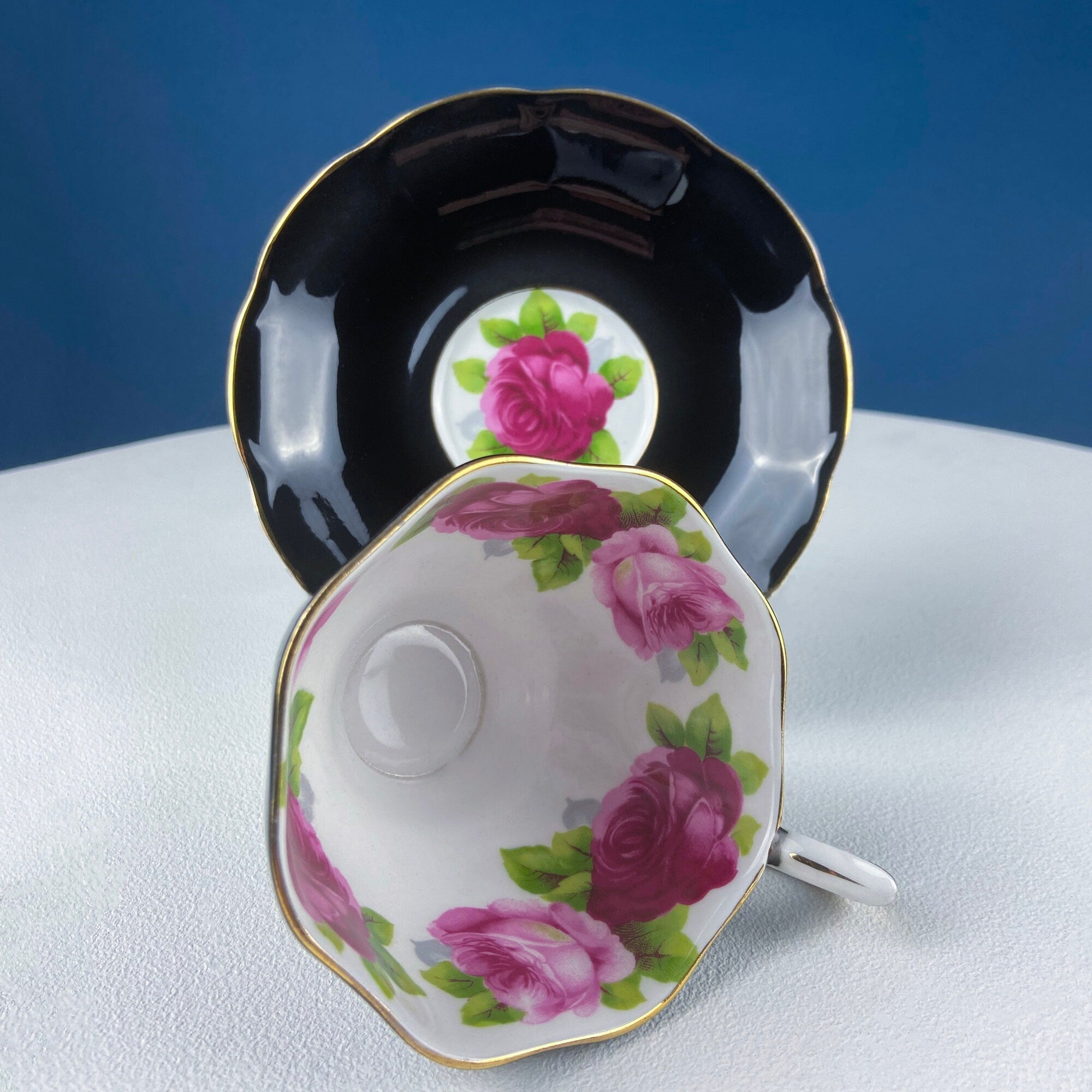 Royal Albert Old Country Roses Black Tea Cup & Saucer