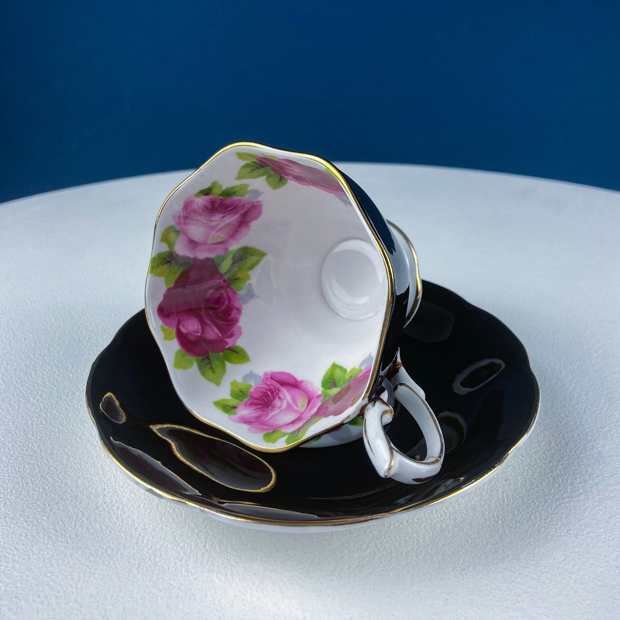Royal Albert Old Country Roses Black Tea Cup & Saucer