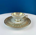 Vintage Bavarian Porcelain Tea Trio – Gold Modern Motif