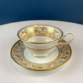 Wedgwood Florentine Gold Dragon Tea Cup & Saucer