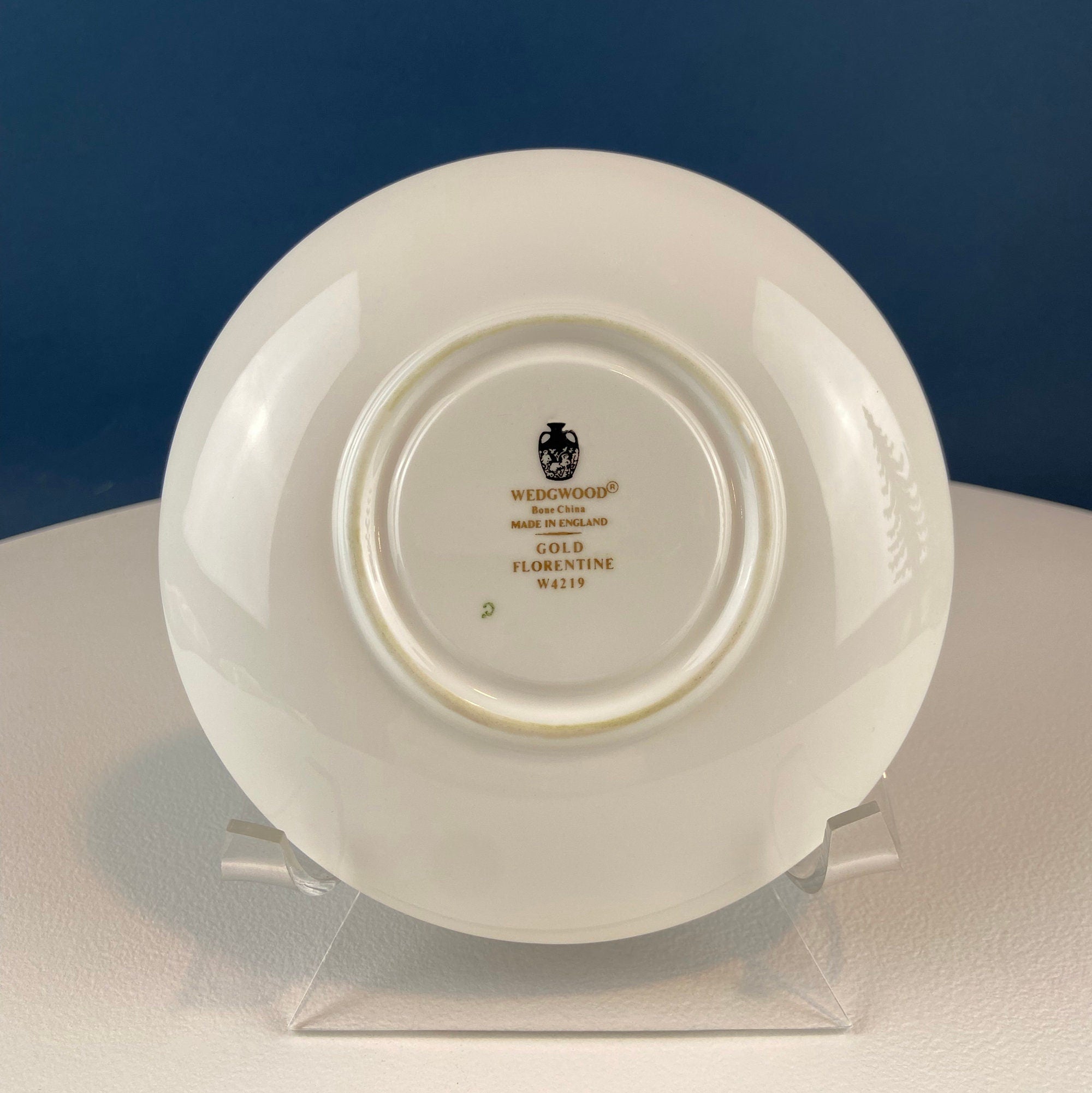 Wedgwood Florentine Gold Dragon Tea Cup & Saucer