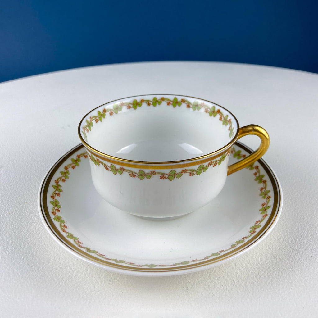 Antique Haviland Limoges Clover Tea Set – 12 Pieces