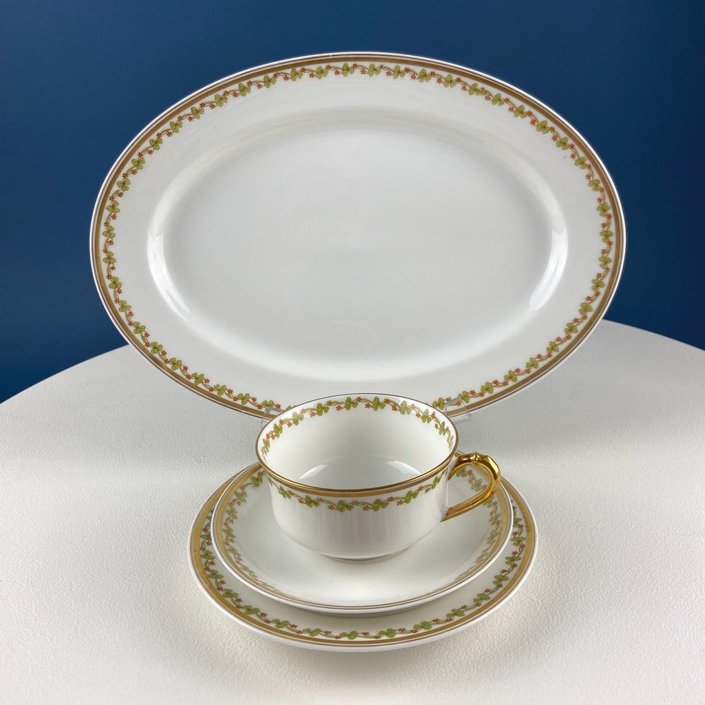 Antique Haviland Limoges Clover Tea Set – 12 Pieces