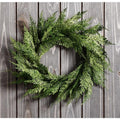 12" Faux Cedar Wreath