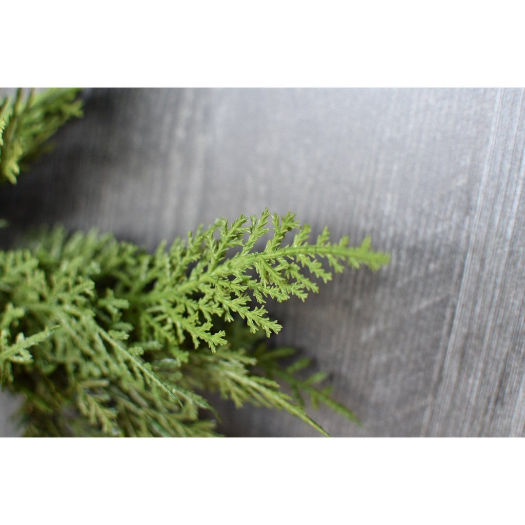 12" Faux Cedar Wreath