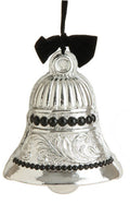 10 Inch Bell Ornament - Black