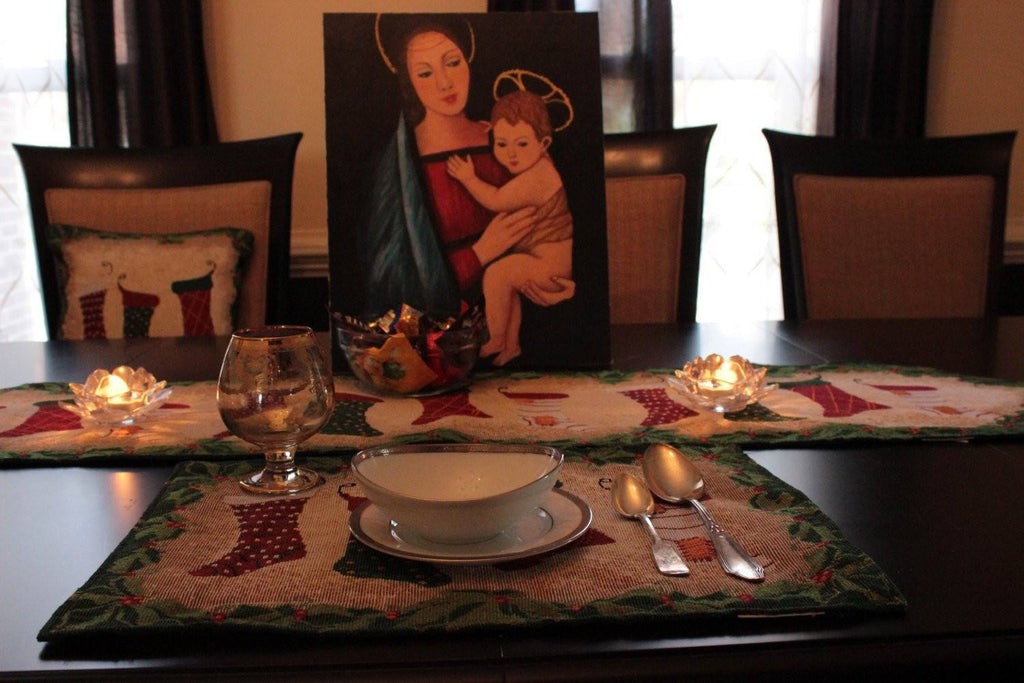 Hang My Stockings By the Fireplace Placemat Set of 4