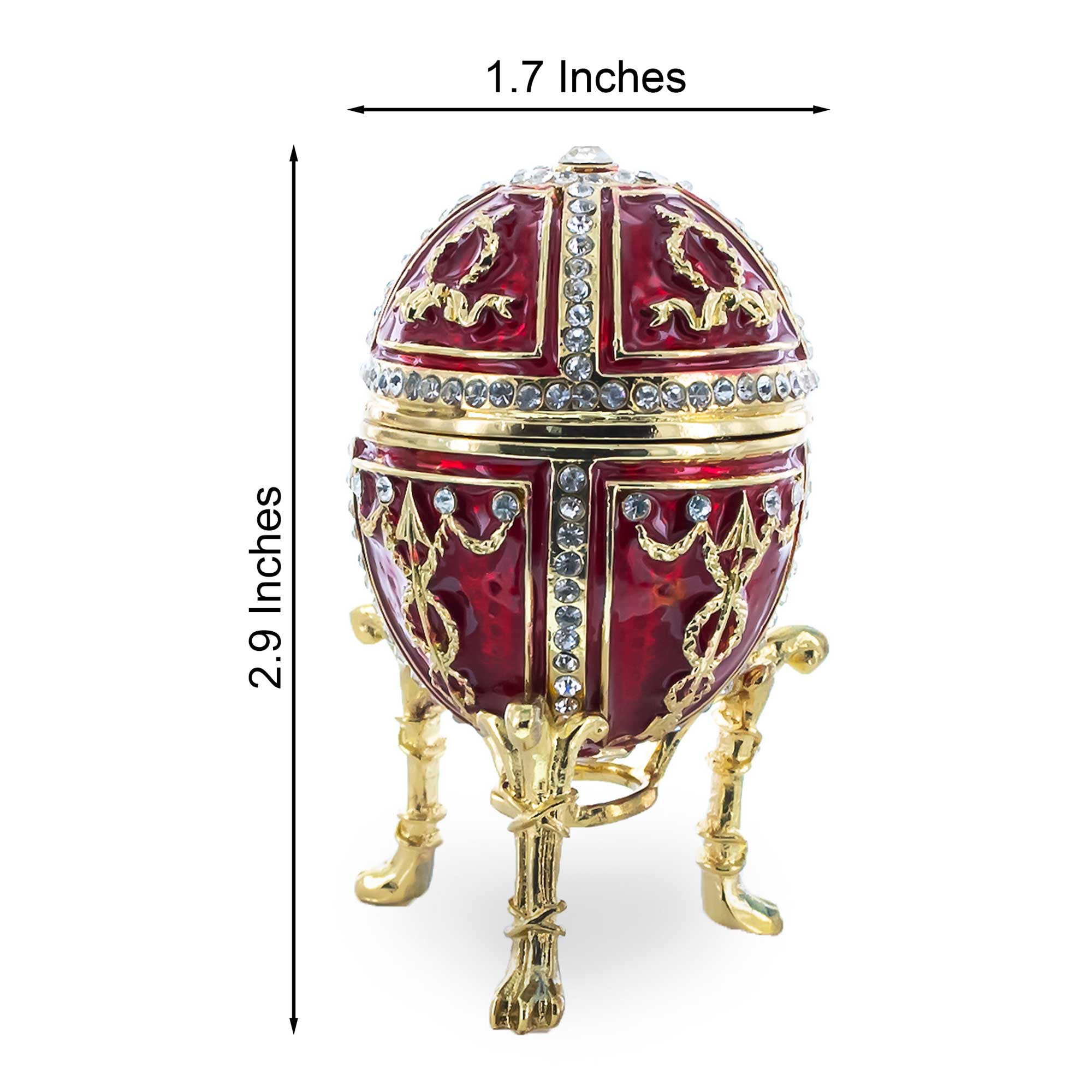 1895 Rosebud Royal Imperial Easter Egg with Clock Surprise