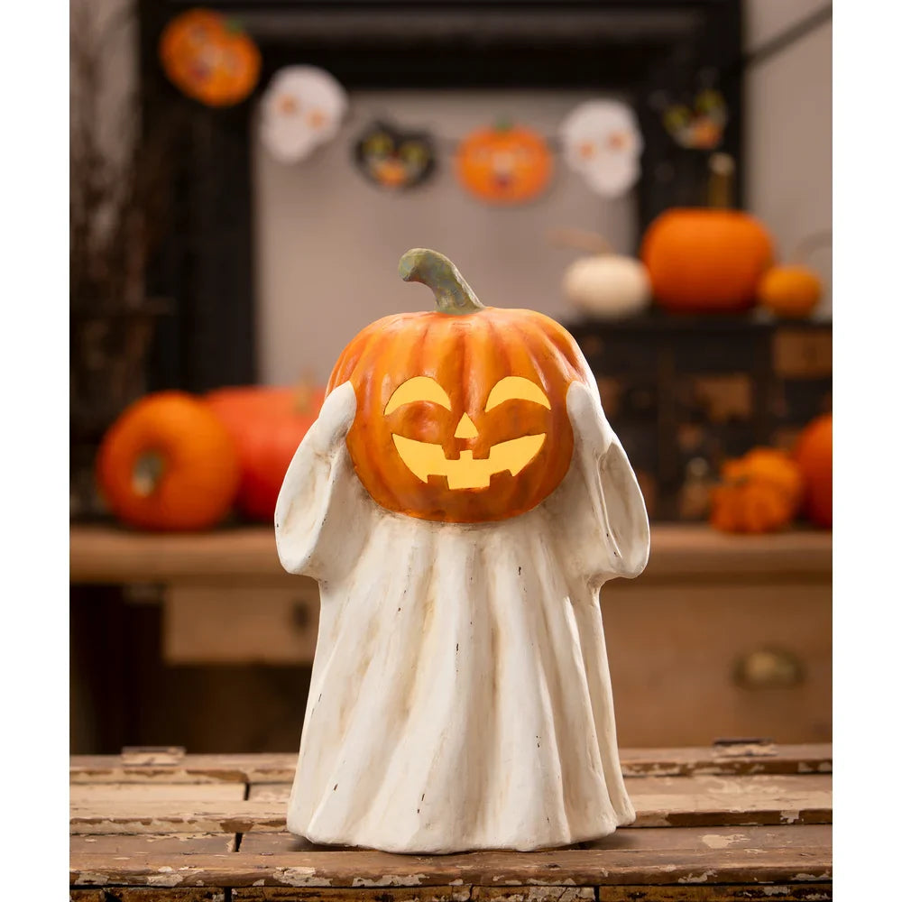 Ghost Jack-o'-Lantern, Bethany Lowe Designs