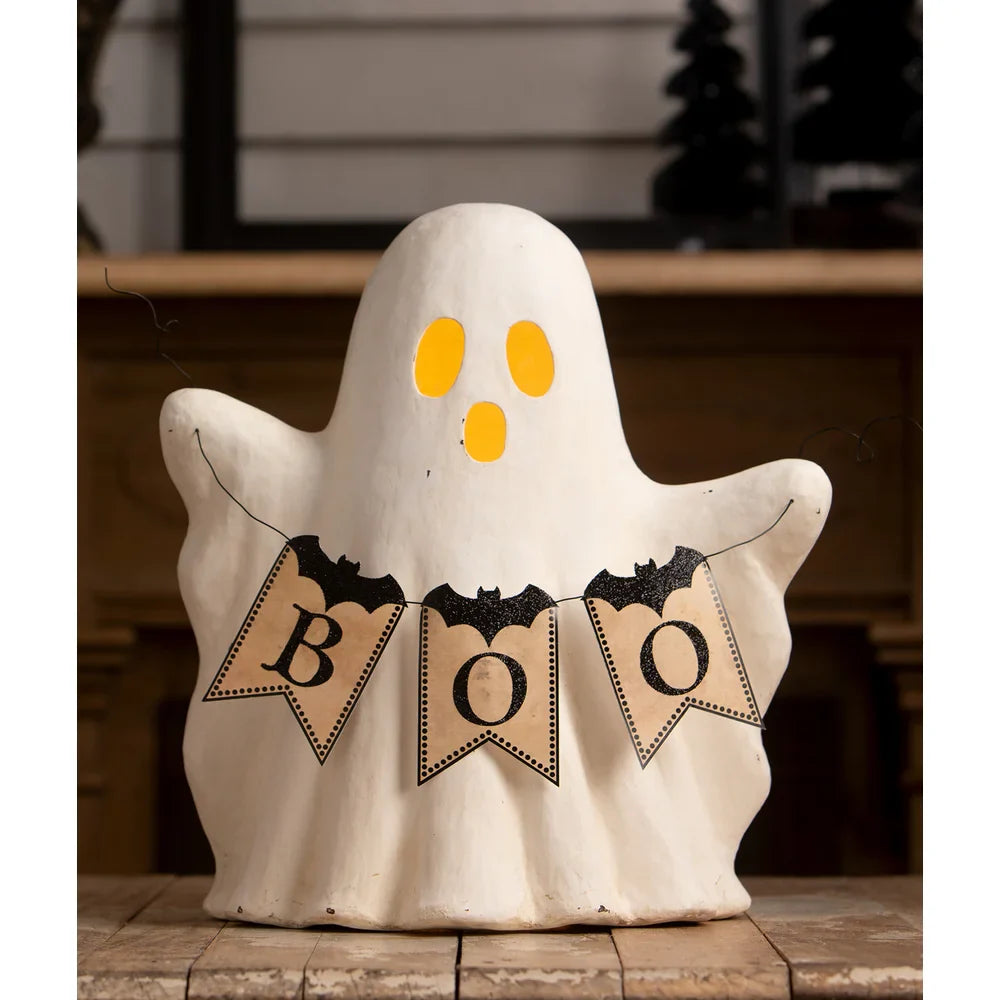 Ghost with Boo Garland, Bethany Lowe Designs