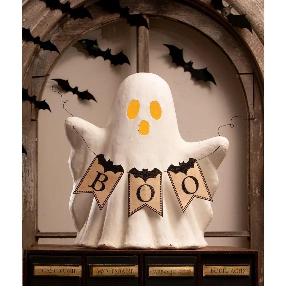 Ghost with Boo Garland, Bethany Lowe Designs