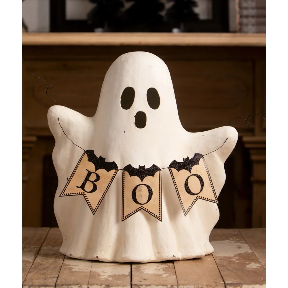 Ghost with Boo Garland, Bethany Lowe Designs
