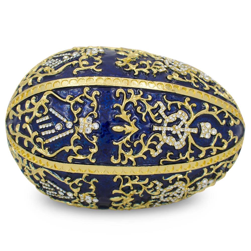 1895 Twelve Monograms Royal Imperial Metal Easter Egg