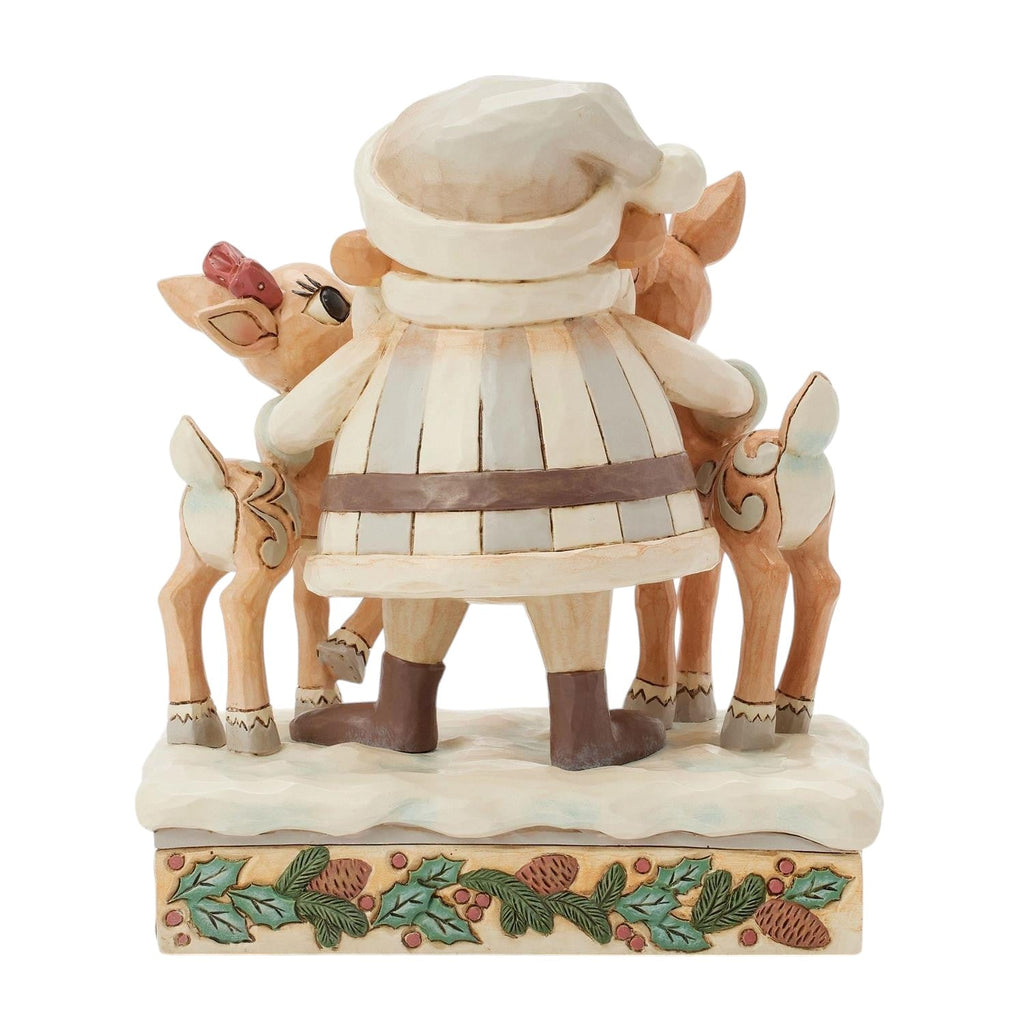 Woodland Santa with Rudolph and Clarice